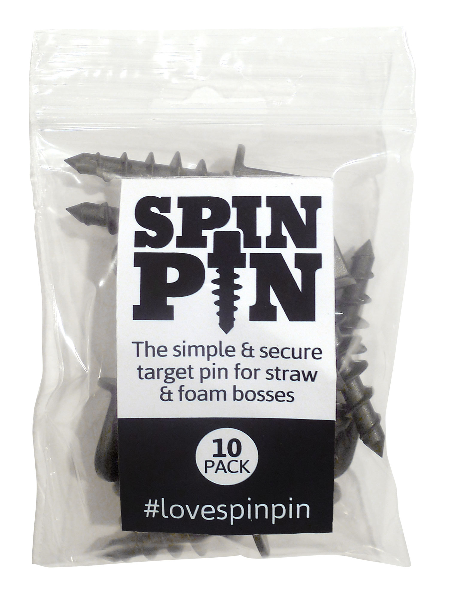 Spin pin. Straw Foam.