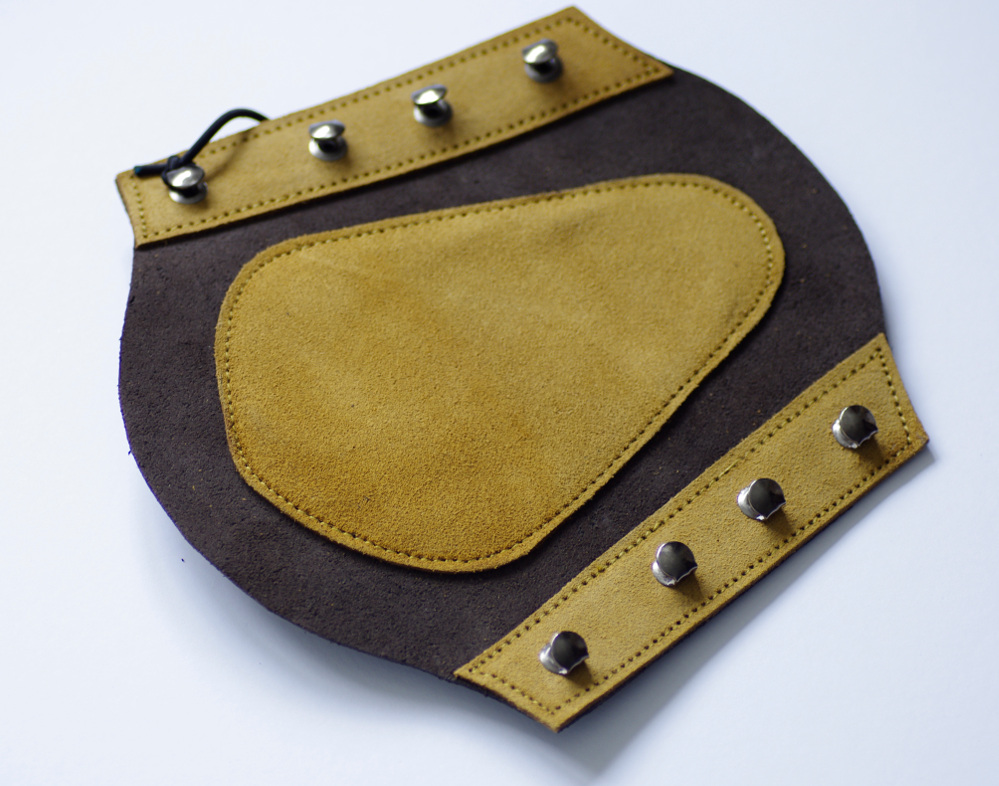 Hoyuk Bracer, suede leather.